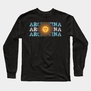 Argentina Campeones Del Mundo Long Sleeve T-Shirt